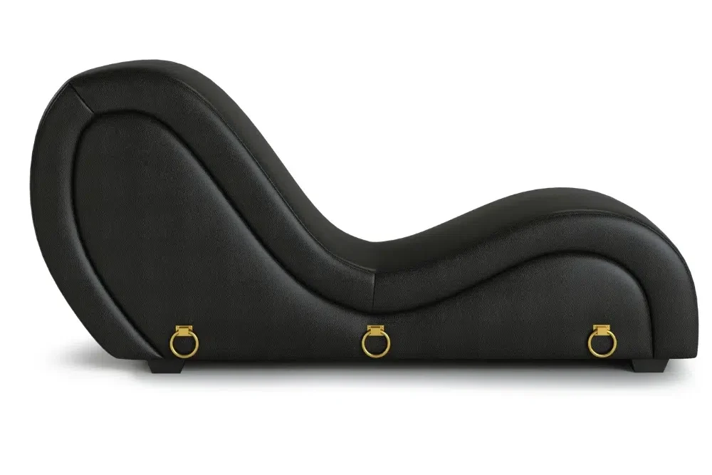 Sofa Tantra L’audacieux - Fauteuil Tantra Noir Avec Anneaux